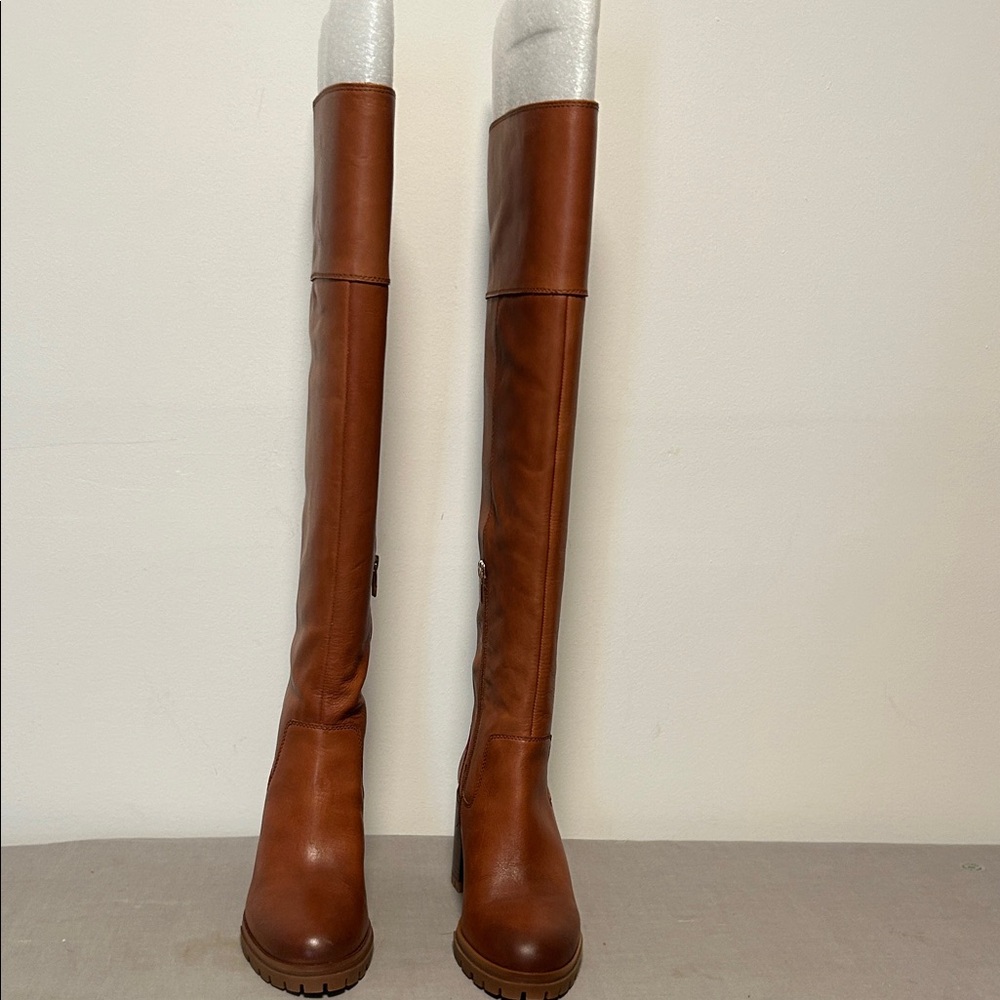 Vince Camuto Dasemma Heeled Over-Knee boots - Warm Carmel - Picture 3 of 8